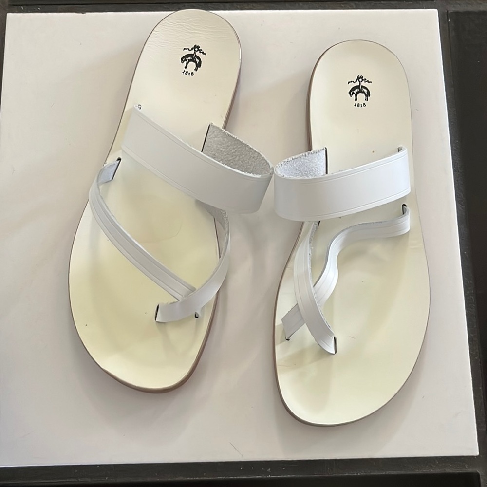Black Fleece by Thom Browne leather sandals never worn